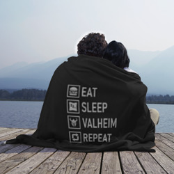 Плед 3D Eat/Sleep/Valheim/Repeat - фото 2