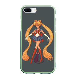 Чехол для iPhone 7Plus/8 Plus матовый Sailor Moon Сейлор Мун