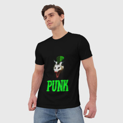 Мужская футболка 3D Панк опоссум - фото 2