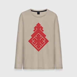 Мужской лонгслив хлопок Славянский Оберег Макошь