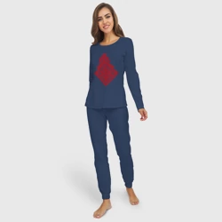 Женская пижама с лонгсливом хлопок Славянский Оберег Макошь - фото 2