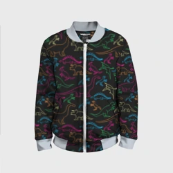 Детский бомбер 3D Динозавры