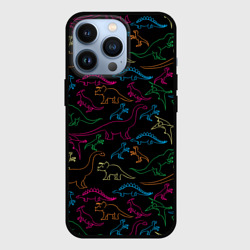 Чехол для iPhone 13 Pro Динозавры