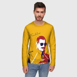 Мужской лонгслив 3D Queen Freddy - фото 2