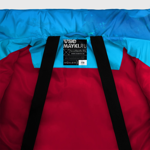 Зимняя куртка для девочек 3D Вальгала, цвет красный - фото 7