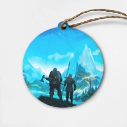 Деревянная игрушка круг Вальгала