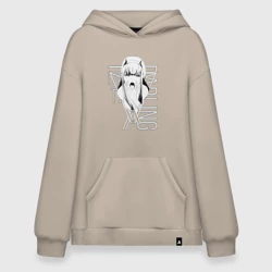 Худи SuperOversize хлопок Zero Two Заигрывает