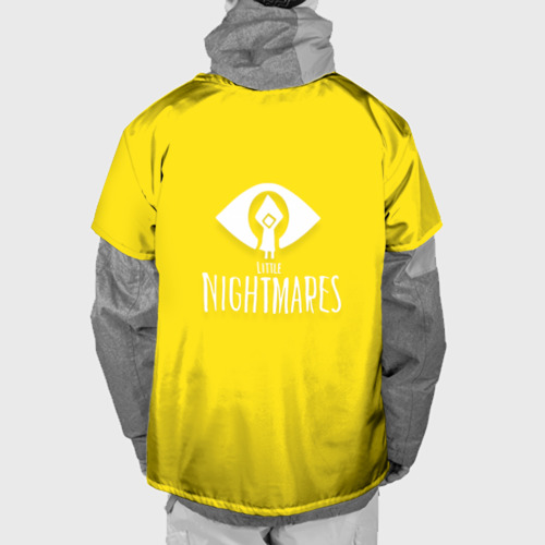 Накидка на куртку 3D Little nightmares 2 Yelow, цвет 3D печать - фото 2