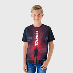 Детская футболка 3D Control лого над Героиней - фото 2