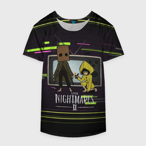 Накидка на куртку 3D Little Nightmares 2 tv show, цвет 3D печать - фото 4