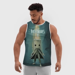 Мужская спортивная майка 3D Little Nightmares - фото 2