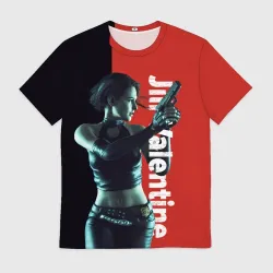 Мужская футболка 3D RE3 Jill Valentine