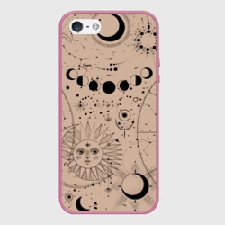 Чехол для iPhone 5/5S матовый Звездное небо