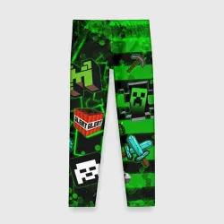 Детские леггинсы 3D Minecraft Майнкрафт