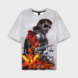 Мужская футболка oversize 3D Metal Gear