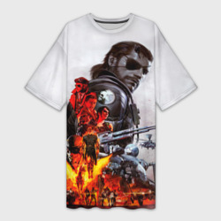 Платье-футболка 3D Metal Gear