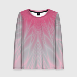 Женский лонгслив 3D Розовый и серый - коллекция Лучи - Хуф и Ся