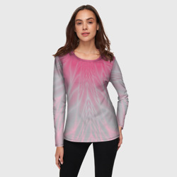 Женский лонгслив 3D Розовый и серый - коллекция Лучи - Хуф и Ся - фото 2
