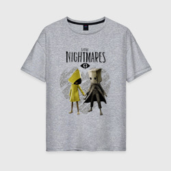 Little Nightmares II – Женская футболка хлопок Oversize с принтом купить со скидкой в -16%