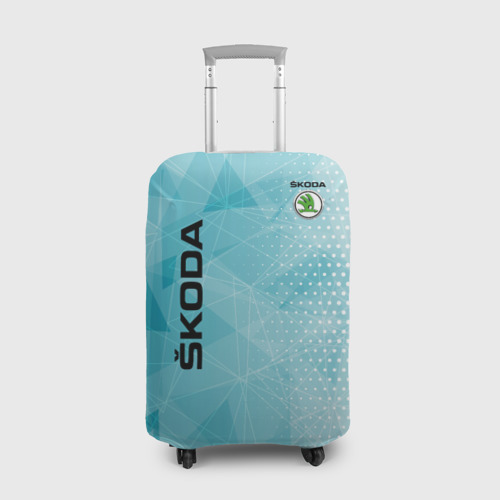 Чехол для чемодана 3D Skoda, цвет 3D печать