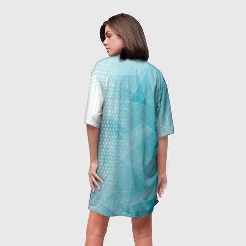 Платье-футболка 3D Skoda, цвет 3D печать - фото 4