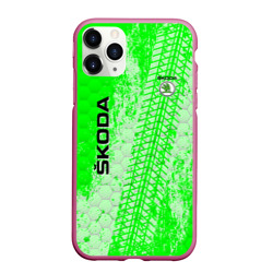 Чехол для iPhone 11 Pro Max матовый Skoda