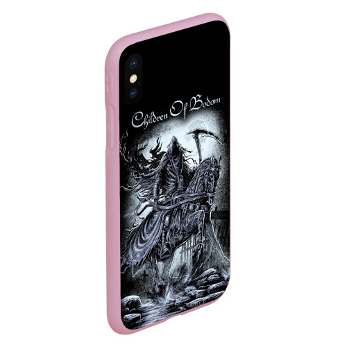 Чехол для iPhone XS Max матовый Children of Bodom, цвет розовый - фото 3