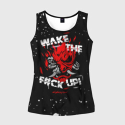 Женская майка 3D Wake the f#ck Up!