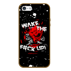 Чехол для iPhone 5/5S матовый Wake the f#ck Up!