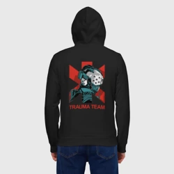 Мужская толстовка на молнии хлопок TRAUMA TEAM Cyberpunk 2077 - фото 2