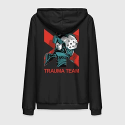 Мужская толстовка на молнии хлопок TRAUMA TEAM Cyberpunk 2077