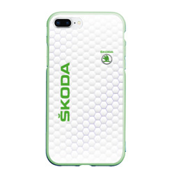 Чехол для iPhone 7Plus/8 Plus матовый Skoda