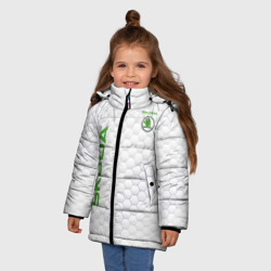 Зимняя куртка для девочек 3D Skoda - фото 2