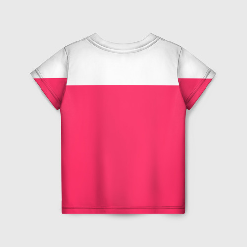 Детская футболка 3D Призрак в доспехах на розовом, цвет 3D печать - фото 2