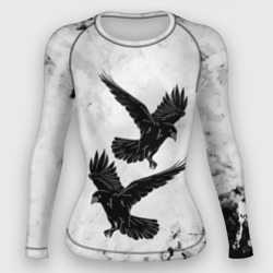 Женский рашгард 3D Gothic crows