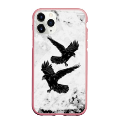 Чехол для iPhone 11 Pro матовый Gothic crows