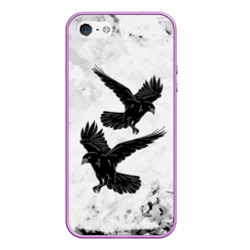 Чехол для iPhone 5/5S матовый Gothic crows