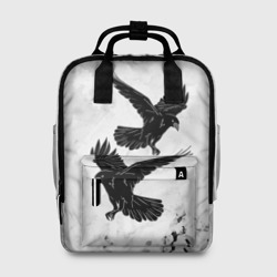 Сумка-рюкзак 3D Gothic crows