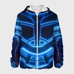 Мужская куртка 3D Неоновая броня - neon armor costume