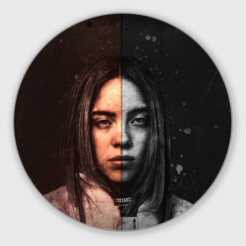 Круглый коврик для мышки Билли Айлиш Billie Eilish