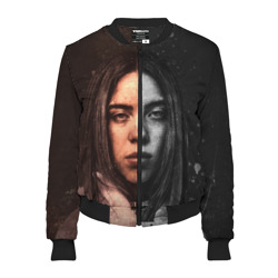 Женский бомбер 3D Билли Айлиш Billie Eilish