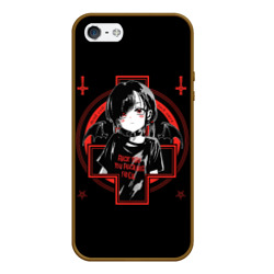 Чехол для iPhone 5/5S матовый Satanic