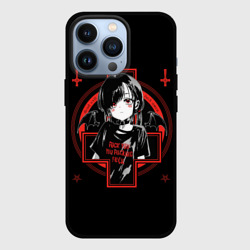 Чехол для iPhone 13 Pro Hell anime girl