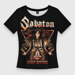 Женская футболка 3D Slim Sabaton