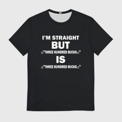 Мужская футболка 3D I'm straight