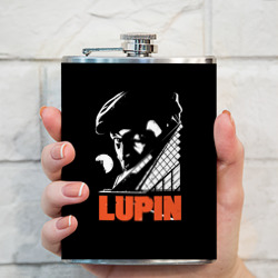 Фляга Сериал Lupin на черном фоне - фото 2