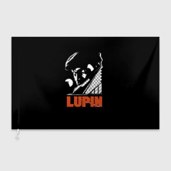 Флаг 3D Сериал Lupin на черном фоне