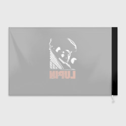 Флаг 3D Сериал Lupin на черном фоне - фото 2