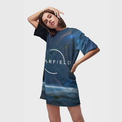 Платье-футболка 3D Starfield - фото 2