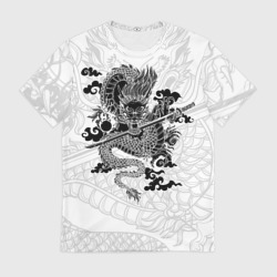 Мужская футболка 3D Дракон dragon